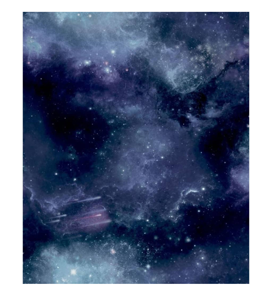 Noordwand Papier peint Good Vibes Galaxy with Stars Noir et violet Noordwand Papier peint Good Vibes Galaxy with Stars Noir et violet