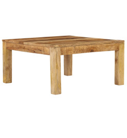 Table basse 80x80x40 cm Bois de manguier massif