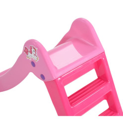 Toboggan pliable pour enfants 111 cm Rose