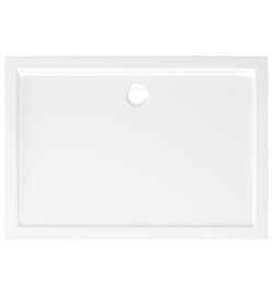 Receveur de douche rectangulaire ABS Blanc 70x100 cm