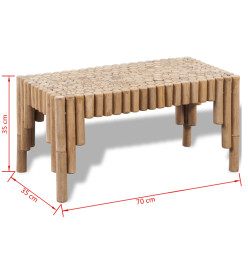 Table basse Bambou