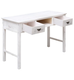 Table console Blanc antique 110 x 45 x 76 cm Bois