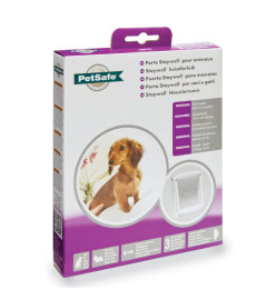 PetSafe Porte à 2 voies pour chiens 715 Petit 17,8 x 15,2 cm Blanc