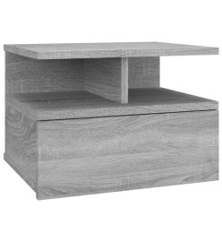 Tables de chevet flottantes 2 pcs Sonoma gris 40x31x27 cm