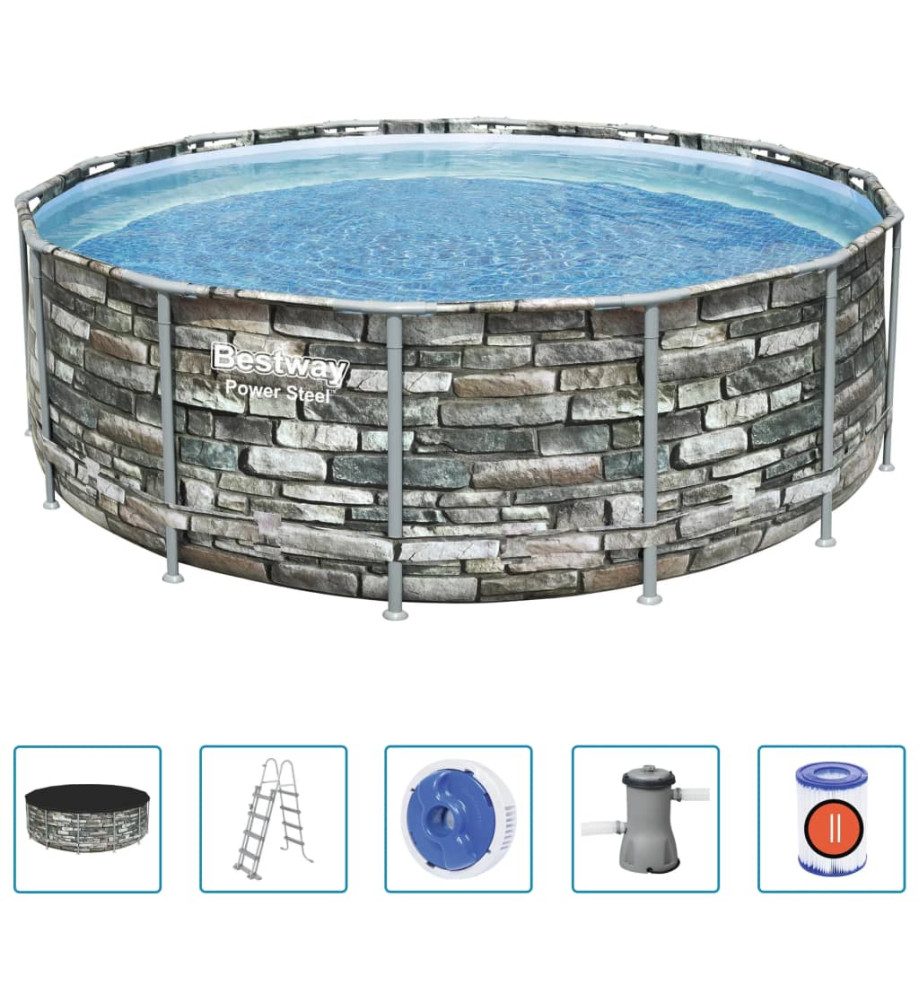 Bestway Piscine Power Steel 427x122 cm Bestway Piscine Power Steel 427x122 cm