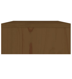 Support de moniteur Marron miel 60x24x10,5 cm Pin solide