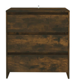 Buffet Chêne fumé 70x41x75 cm Bois d'ingénierie