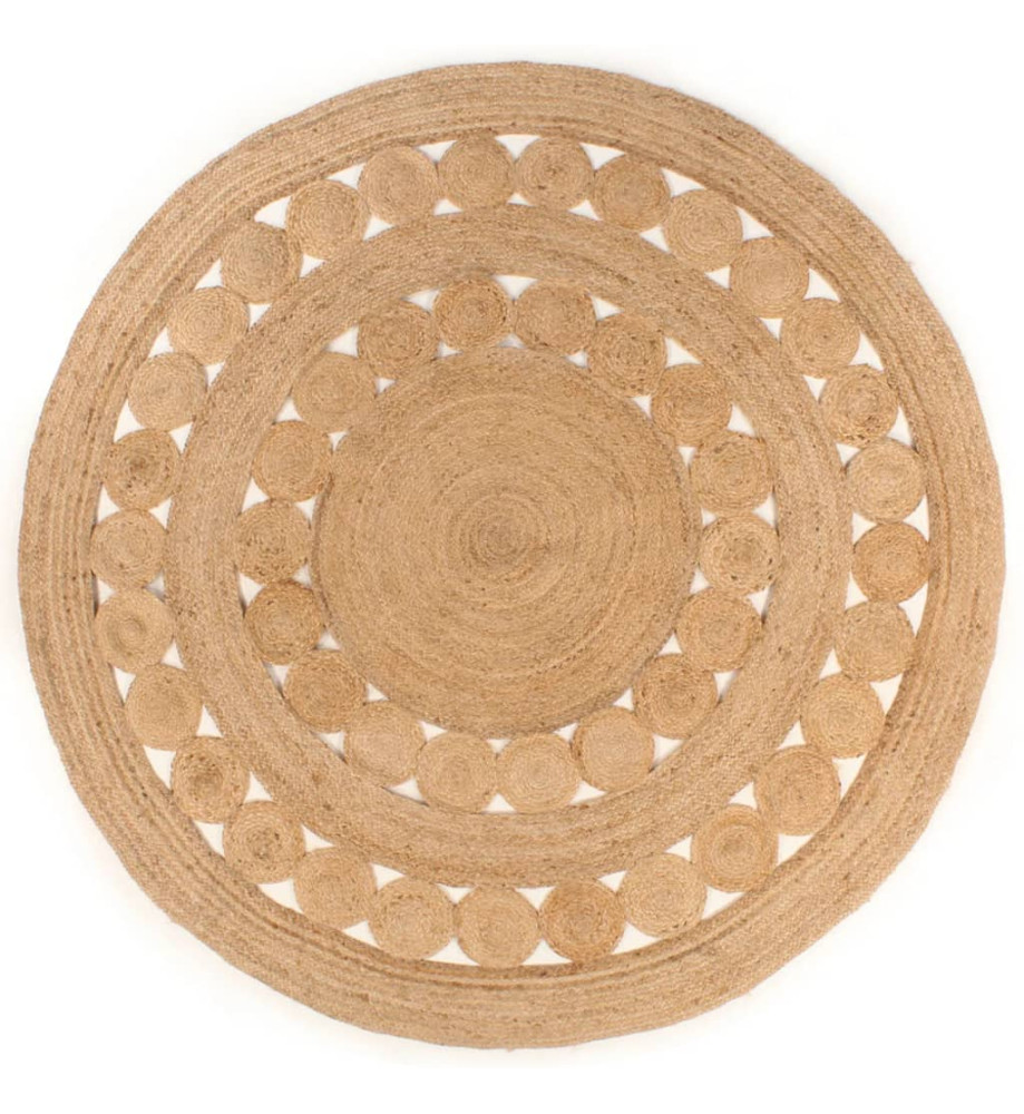 Tapis Design tressé Jute 210 cm Rond Tapis Design tressé Jute 210 cm Rond
