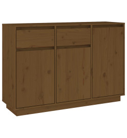 Buffet Marron miel 110x34x75 cm Bois massif de pin