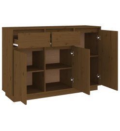 Buffet Marron miel 110x34x75 cm Bois massif de pin