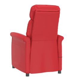 Fauteuil de massage Rouge Similicuir