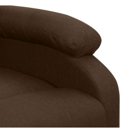 Fauteuil Marron foncé Tissu