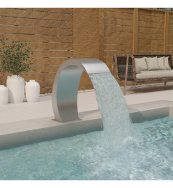 Fontaine de piscine avec LED 22x60x70 cm Acier inoxydable 304