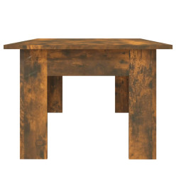 Table basse Chêne fumé 100x60x42 cm Bois d'ingénierie