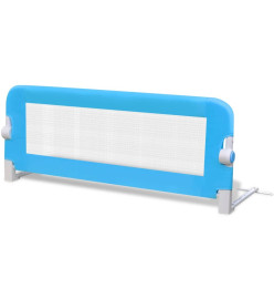 Barrière de lit de sécurité pour tout-petits 2pcs Bleu 102x42cm