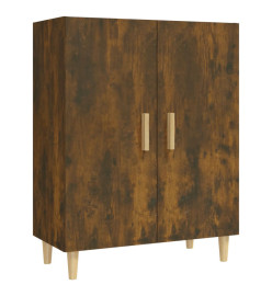 Buffet Chêne fumé 70x34x90 cm Bois d'ingénierie