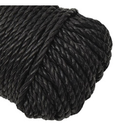 Corde de travail Noir 3 mm 250 m polypropylène