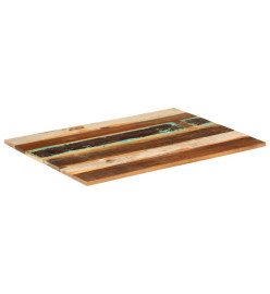 Dessus de table rectangulaire 60x80 cm 15-16 mm Bois récupéré