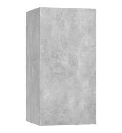 Ensemble de meubles TV 3 pcs Gris béton Aggloméré