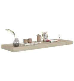 Étagère murale flottante Chêne 80x23,5x3,8 cm MDF