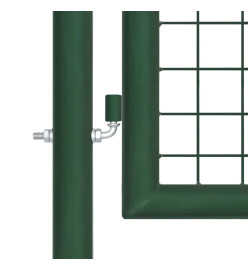 Portillon Acier 350x150 cm Vert