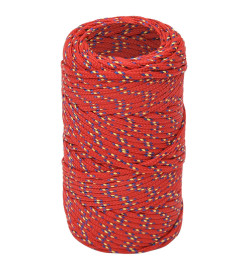 Corde de bateau Rouge 2 mm 25 m Polypropylène