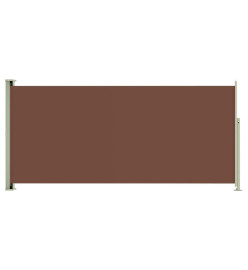 Auvent latéral rétractable de patio 140x300 cm Marron