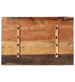 Dessus de table rectangulaire 60x90 cm 25-27 mm Bois récupéré