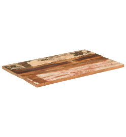 Dessus de table rectangulaire 60x90 cm 25-27 mm Bois récupéré