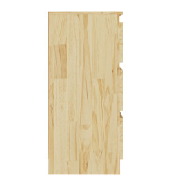 Table de chevet 40x29,5x64 cm Bois de pin solide