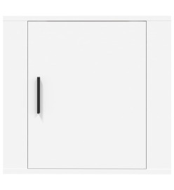 Tables de chevet murales 2 pcs Blanc 50x30x47 cm