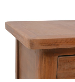 Table de chevet Bois de sapin massif  40 x 29 x 68 cm Marron