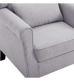 Fauteuil Gris clair Tissu