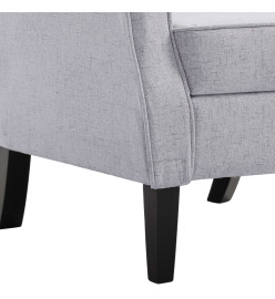 Fauteuil Gris clair Tissu