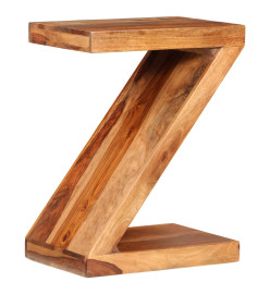 Table d'appoint Forme de Z Bois massif de Sesham