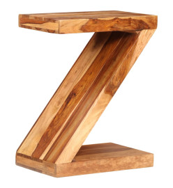 Table d'appoint Forme de Z Bois massif de Sesham