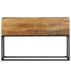 Table console 120x30x75 cm Bois de manguier brut