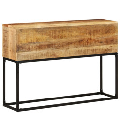 Table console 120x30x75 cm Bois de manguier brut