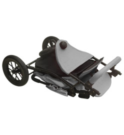 Poussette pour bébé Gris clair Acier