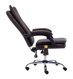 Chaise de bureau de massage Marron Similicuir