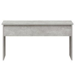 Table basse Gris béton 102x50,5x52,5 cm Bois d'ingénierie