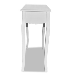 Table de console et coiffeuse Blanc