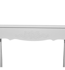 Table de console et coiffeuse Blanc