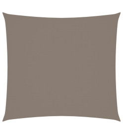 Voile de parasol Tissu Oxford carré 7x7 m Taupe