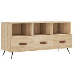 Meuble TV chêne sonoma 102x36x50 cm bois d'ingénierie