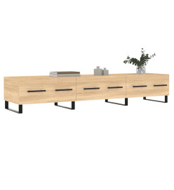 Meuble TV chêne sonoma 150x36x30 cm bois d'ingénierie