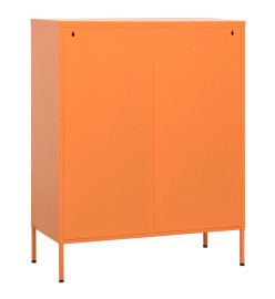 Armoire de rangement Orange 80x35x101,5 cm Acier