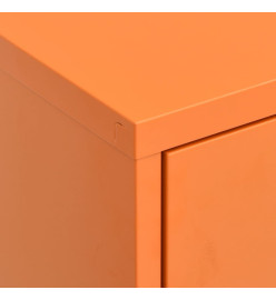 Armoire de rangement Orange 80x35x101,5 cm Acier