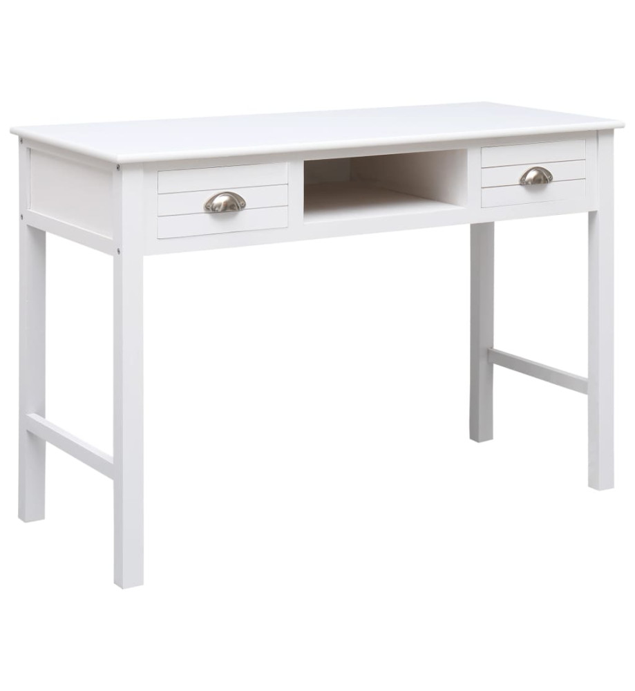 Bureau Blanc 110 x 45 x 76 cm Bois