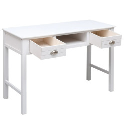 Bureau Blanc 110 x 45 x 76 cm Bois